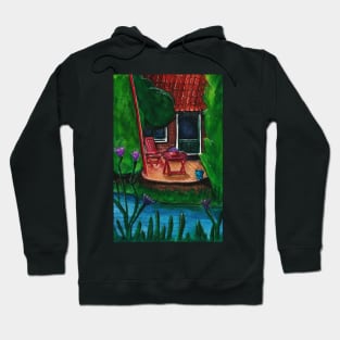 Watercolor - Dutch garden Hoodie